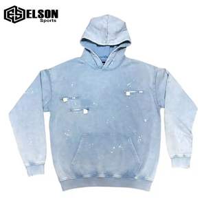 New Arrival Oversized Men Clothing 100% Cotton Heavyweight <b>Zip</b> up Hoodies 3D Puff Printing Zipper Hoodie - Product Image 6