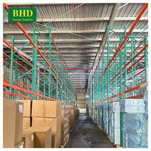 BHD Vietnam Best Price Made Steel Customized Length Beam US Standard Selective Pallet Rack Teardrop Corrosion Protection - Product Image 1