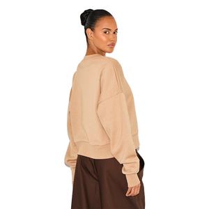 Sudadera de lana suave superventas para mujer, ropa de calle informal de manga larga, jersey de moda con logotipo y colores personalizados - Product Image 2