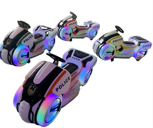 Nouvelle voiture à bascule en fibre de verre pour enfants, divertissement interactif parent-enfant, intérieur/extérieur, centre commercial - Product Image 2