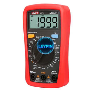 Multímetro Digital Portátil Uni-t UT-33D+, Medidor de Corriente CA/CC y Resistencia, Detector de Voltaje sin Contacto (NCV), Producto Lexso - Product Image 2