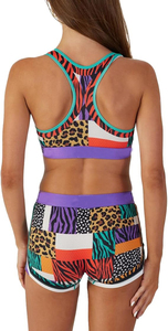Wholesale 2 Piece Workout Sets for Women Sports Bra and <b>Shorts</b> Eco-Friendly Elastic Waist Yoga Fitness Sets - Product Image 2