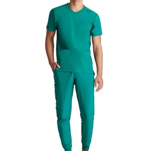 Tenues médicales pour hommes de haute qualité, en tissu extensible, uniformes d'infirmiers confortables, vêtements de travail hospitaliers, blouses personnalisées, fournisseur OEM - Product Image 1
