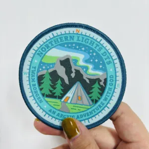 แผ่นป้ายปัก3D แบบห่วงและตะขอแผ่นตัวอักษรสำหรับเย็บติดโลโก้ตามสั่ง - Product Image 3