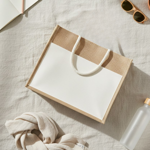 Custom Logo Printed Dyed Shopping Bag <b>Zipper</b> Closure Cotton Handles | Eco Friendly Reusable <b>Tote</b> Grocery Promotional Packaging - Product Image 3