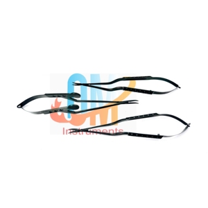 Juego de 3 Tijeras Microquirúrgicas Premium Tipo Kamiyama, Neurocirugía, Acero Inoxidable con Recubrimiento de Plasma Negro, Mango de Resorte, Autoclave, Alemanas - Product Image 4