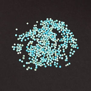 1pcs Turquoise Naturelle 2mm Cabochon Rond Pierres Précieuses en Vrac pour la Fabrication de Bijoux - Product Image 2