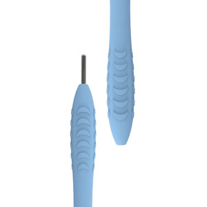 <b>Sky</b> Blue Dental <b>Mirror</b> Handle With Stainless Steel Core Manual Instrument For Examination And Diagnostic Use Made Pakistan - Product Image 4
