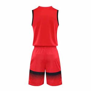 2025 sublimé noir gris vierge Double face impression pratique maillot uniforme de basket-ball réversible - Product Image 3