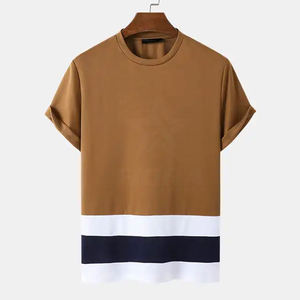 T-shirt 100% coton personnalisé pour hommes OEM T-shirt en coton biologique pour hommes T-shirt de gymnastique avec logo personnalisé 100% coton - Product Image 1