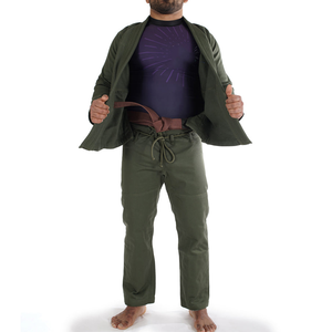 Conjuntos de Karate Gi Unisex, Diseño Personalizado Frontal, 100% Algodón, Ropa Deportiva para Adultos, OEM - Product Image 4