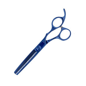 Ciseaux à effiler les cheveux en acier inoxydable de couleur bleue 6 pouces à usage professionnel - Product Image 6