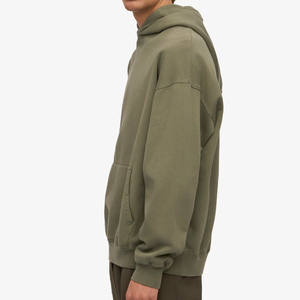 เสื้อฮู้ดผ้าฝ้าย100% สำหรับผู้ชาย, เสื้อฮู้ดแบบสวมหัวขนาดใหญ่พิเศษ500gsm เรียบไซส์ใหญ่พิเศษพิมพ์ลายแบบกำหนดเอง - Product Image 3