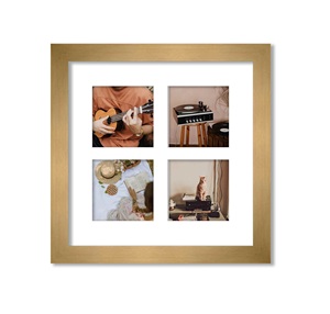 กรอบรูปโลหะขนาดใหญ่ตกแต่งด้วยทองแดงโบราณและขอบดอกไม้ทำด้วยมือเหมาะสำหรับภาพงานแต่งงาน - Product Image 1