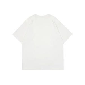 T-shirt graphique imprimé DTG surdimensionné pour homme 100% coton Jersey Tissu tricoté à épaules tombantes Boxy Fit Streetwear Tee Letter - Product Image 2