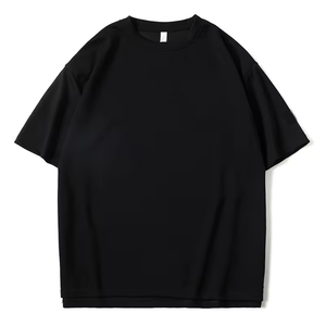 เสื้อยืดวินเทจสำหรับผู้ชายใส่ได้ทั้งชายและหญิงลายปักปะติดขนาดใหญ่พิเศษแฟชั่นฤดูร้อน - Product Image 4