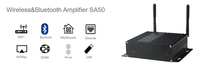 Amplificador de Subwoofer Estéreo SA50+ con Bluetooth 4.2 y WiFi, Construcción de Metal/Plástico, Sistema de Audio Multiroom para el Hogar, Fácil Instalación