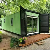 Maison conteneur extensible sur mesure, villa préfabriquée high-tech 2-3 chambres en conteneur modifié 20/40 pieds, prête à vivre