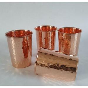 Verre en cuivre vintage de qualité supérieure avec de beaux détails antiques pour une décoration intérieure sophistiquée à faible coût - Product Image 2