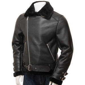 Vestes en cuir pour hommes de style streetwear, 100% qualité, séchage rapide et matière teinte unie, veste d'hiver - Product Image 5