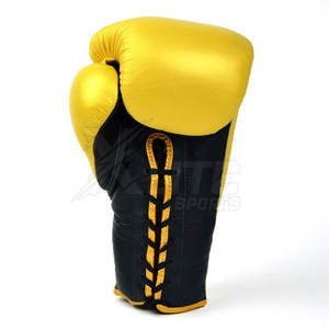Nouveaux gants de boxe en cuir véritable pour hommes et femmes, conçus pour la vitesse, la puissance, le confort, l'évacuation de l'humidité, respirants, avec fermeture auto-agrippante. - Product Image 5