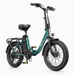 Bicicleta Eléctrica Urbana DYU C9 de 20 Pulgadas con Neumáticos Anchos de Largo Alcance, Motor Trasero de 250W, 7 Velocidades, 36V, Cuadro de Acero, Plegable - Product Image 1