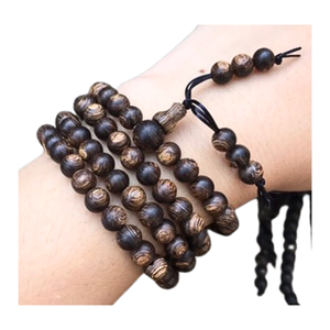La mejor calidad Agilawood Pulsera Aloeswood Agarwood Pulsera Cuentas redondas Vietnam Agarwood Precios al por mayor Hecho en Vietnam - Product Image 4