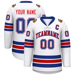 Nouveaux produits 2025, maillot de hockey sur glace personnalisé pour l'entraînement d'équipe, logo imprimé par sublimation, nom, numéro, maillot de hockey pour homme - Product Image 1