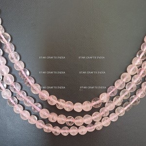Collier de perles en tissu fait main de haute qualité bijoux d'imitation colorés pour femmes bijoux artisanaux religieux chrétiens de l'inde - Product Image 5