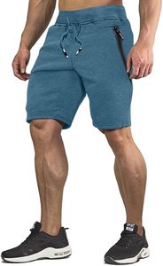 Pantalones cortos para correr al aire libre para hombres con tela elástica y diseño de malla para un movimiento fresco y cómodo - Product Image 6