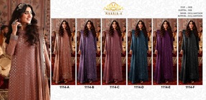 Wholesale Indian Pakistani Clothing Embroidered Sequence Santoon Bottom Dupatta Heavy Faux Georgette Kurta/<b>Kurti</b> Wedding Wear - Product Image 2