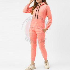 ชุดวอร์มผู้หญิงคุณภาพดีเยี่ยมสำหรับฤดูหนาว แบบ 2 ชิ้น มีฮู้ด ผ้าฟลีซ แขนยาว ระบายอากาศได้ดี เป็นมิตรกับสิ่งแวดล้อม เหมาะสำหรับใส่ลำลอง - Product Image 3