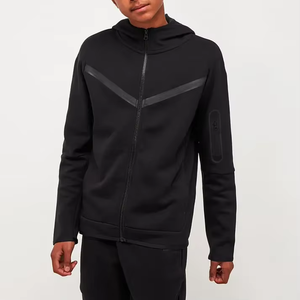Nuevo diseño 2024, venta al por mayor, ropa personalizada para exteriores, chándal de lana a la moda para hombre, chándales de entrenamiento de lana ODM - Product Image 3