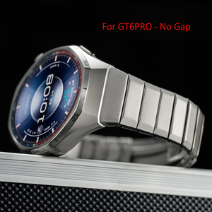 Cinturino Originale Senza Spazi in Titanio di Lusso per <span class=keywords><strong>Huawei</strong></span> <span class=keywords><strong>Watch</strong></span> <span class=keywords><strong>GT</strong></span> 6 Pro, Bracciale in Metallo Specializzato per <span class=keywords><strong>Huawei</strong></span> GT6 Pro - Product Image 3