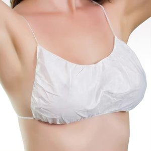 Sujetador sin costuras de algodón negro hecho a mano con fibra de bambú, con aros, transpirable, estilo sexy, para mujer, salón de belleza - Product Image 1