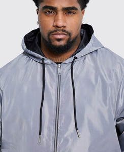 Chaqueta universitaria impermeable para hombre, chaqueta cortavientos Anorak transpirable con logotipo personalizado, ropa informal suave, chaqueta lisa - Product Image 4