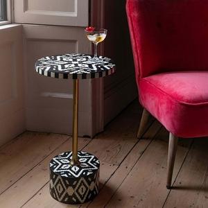 Tabouret d'appoint en os incrusté de haute qualité, design élégant, fait à la main, pour la décoration de la maison, de l'hôtel, du bureau, au prix le plus bas - Product Image 1