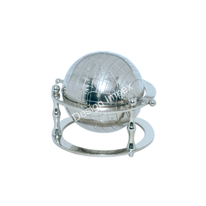 Pièce maîtresse article décoratif artisanat Globe modèle bureau décor métal Accent Globe avec Base idées de décoration intérieure idéal pour cadeau - Product Image 6