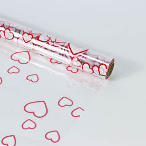 מעטפת חנות פרחים נייר עטיפה גליל גליל מלאכה סל סרט פלסטיק בופ עבור אריזה פרחים מזון פירות - Product Image 2