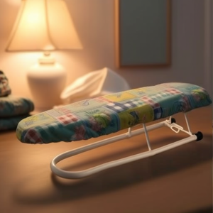 Planche à repasser pliable réglable PA062 en tissu maillé portable pour la maison, la garde-robe, les voyages et la salle de bain - Product Image 3
