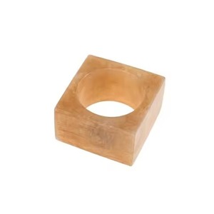 Rond de serviette en résine de qualité supérieure avec accessoire de table élégant et fonctionnel au fini brillant pour une utilisation quotidienne et spéciale - Product Image 3