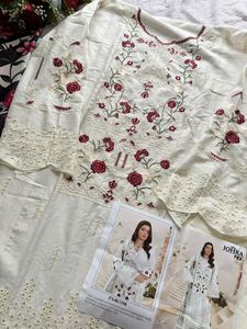 Algodón Cambric de buena calidad con Chikankari bordado Salwar Suit mujer moda fabricante y proveedor a precio mayorista - Product Image 5