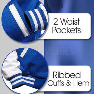 Veste de Baseball Professionnelle au Design Unique, Vente en Gros de Vestes de Baseball, Veste de Baseball à Bas Prix - Product Image 6