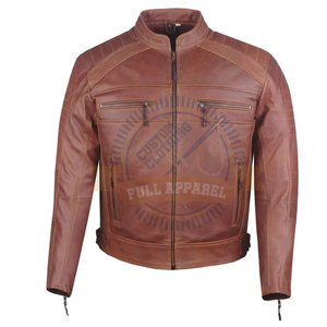Chaqueta de invierno de Cuero 100% hecha a medida para hombre superventas impermeable a prueba de viento para carreras en línea motocicleta Auto Racing Wear - Product Image 2