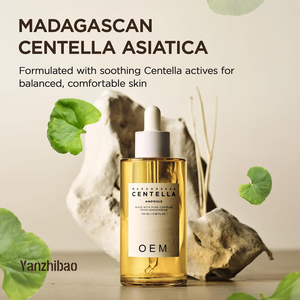 Sérum Facial de Extrato 100% de Centella Asiatica 3.38 Fl.oz (100ml) Ampola Líquida Sem Fragrância Seguro Pós-Tratamento Facial de Madagascar - Product Image 3