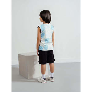 Camiseta sin Mangas Tie Dye para Niñas UTAKO - Corte Regular, Diseño Transpirable Unze London para Verano, para Niños - Product Image 4