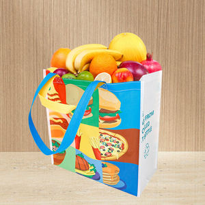 Bolsa de Compras de Tela No Tejida con Cierre de Gancho y Bucle, Tamaño y Asa Personalizables - Product Image 2