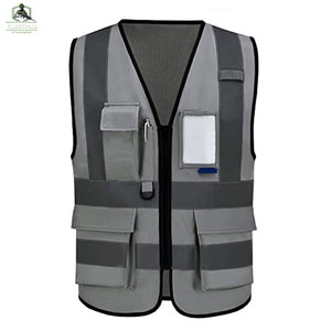 เสื้อกั๊กนิรภัยแบบมีไฟ LED กันน้ำ ANSI Class 1 รุ่นใหม่ ไซส์ใหญ่ ระบายอากาศได้ดี ผลิตจากโพลีเอสเตอร์ แห้งเร็ว รับสกรีนโลโก้ คุณภาพสูง - Product Image 1