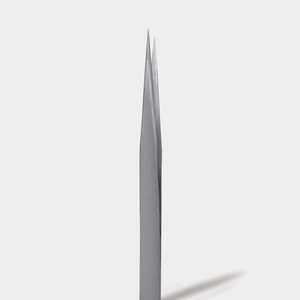 Pince à épiler régulière en acier inoxydable TS-12 avec pointes en fibre, pointe fine pour extensions de cils, pince à épiler haute précision pour volume élevé - Product Image 1