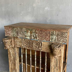 Handmade Wooden Living Room Furniture Luxury Antique <b>Rustic</b> <b>Cabinet</b> for Home Villa Wine Cellar and Home Bar Use - Product Image 2